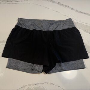 RBX black and gray active shorts Small
